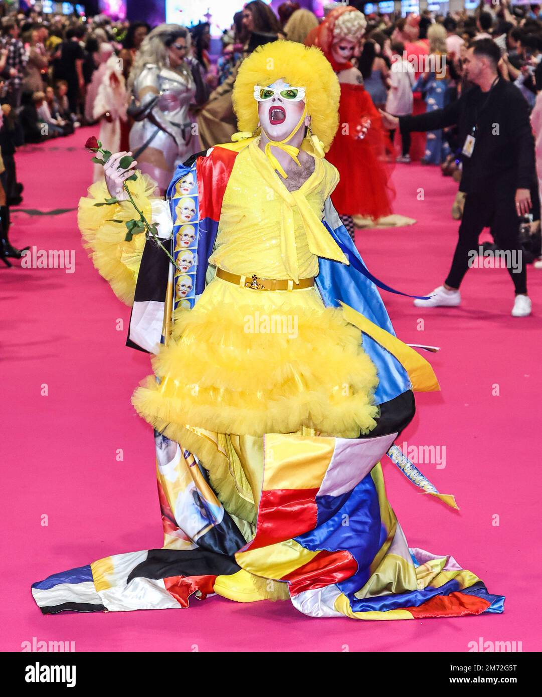 London, UK. 06th Jan, 2023. Ginny Lemon at the launch of RuPaul's Drag