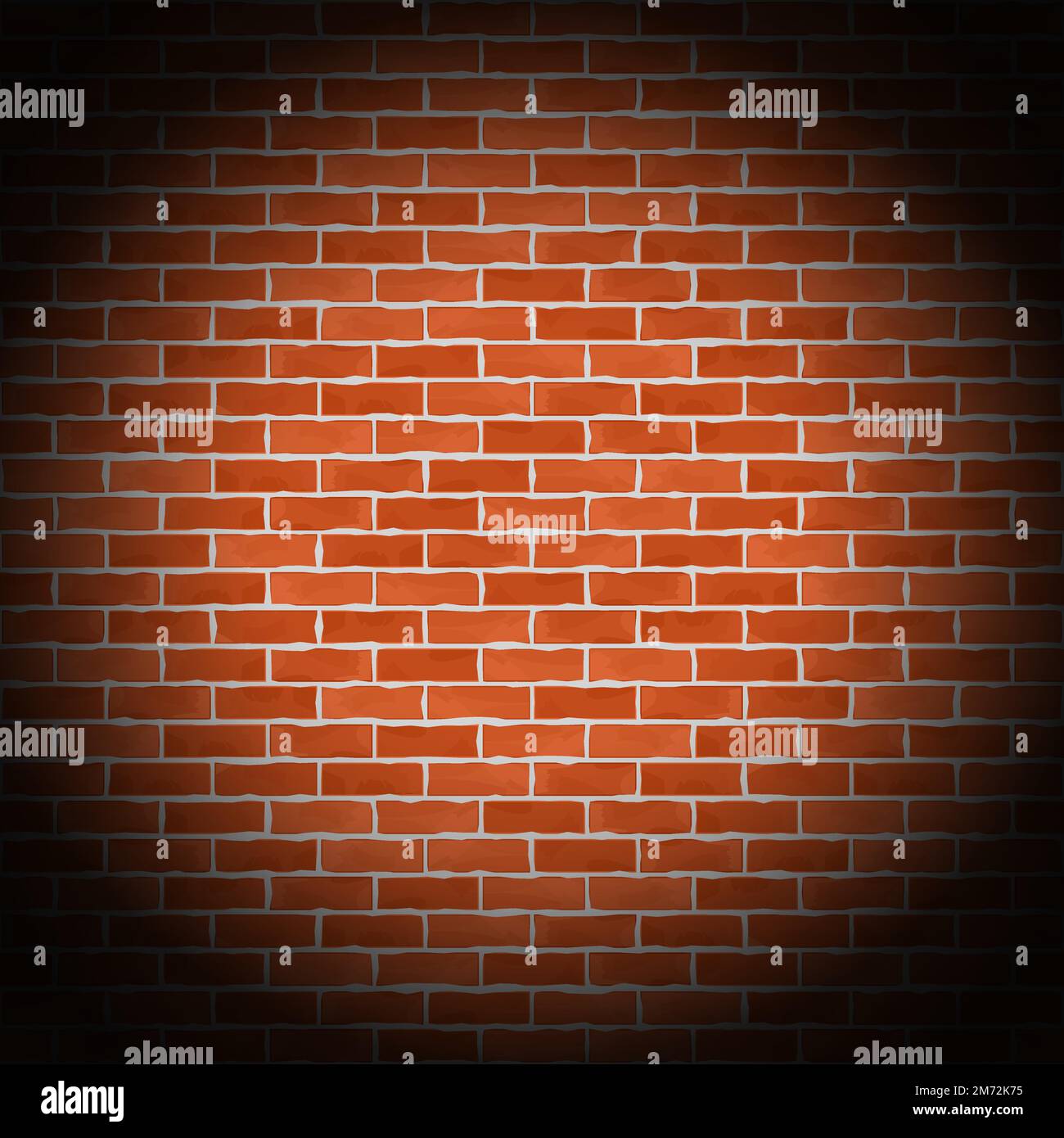 Brick wall background, vector eps10 illustration Stock Vector Image