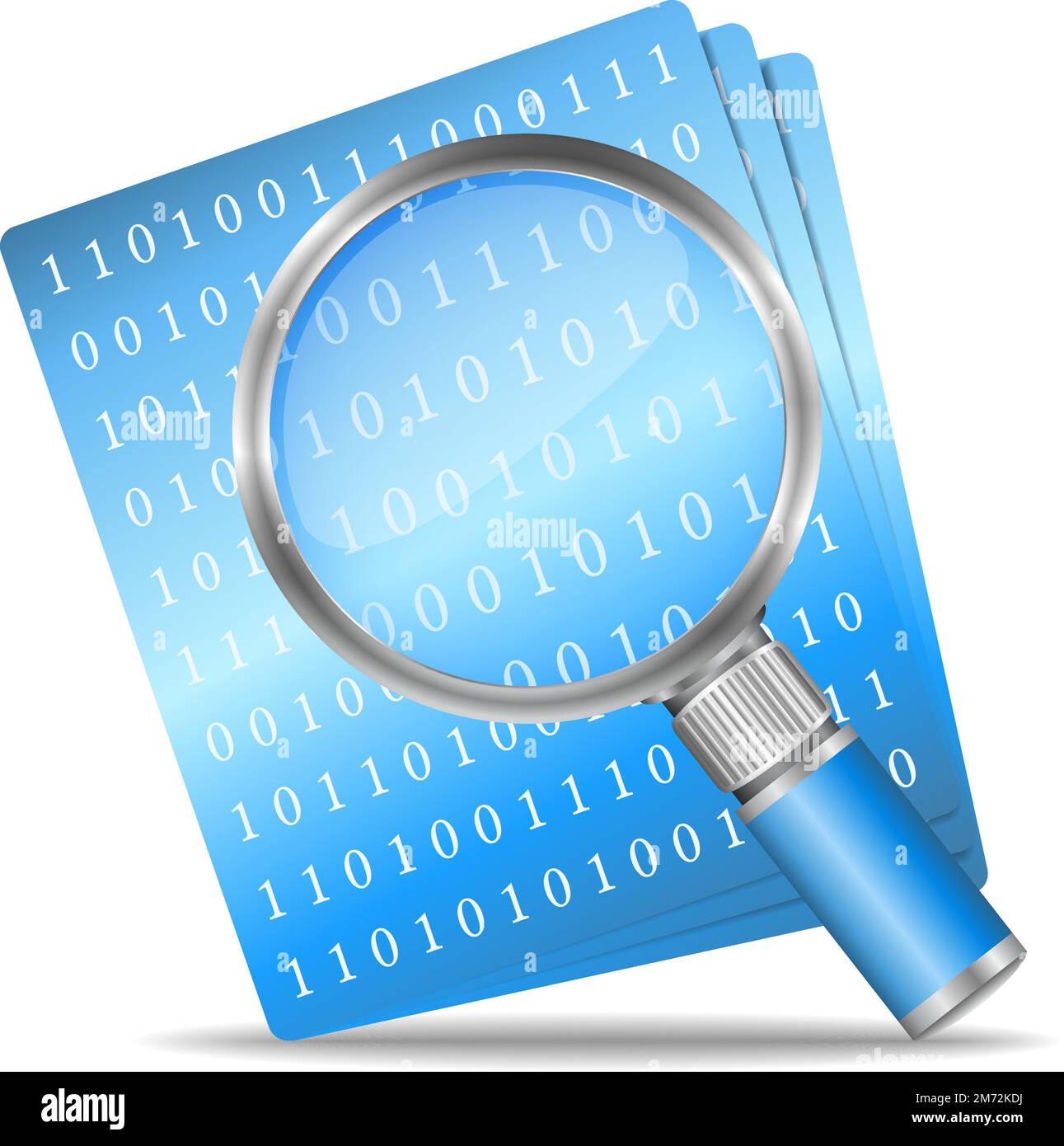 Search file icon, vector eps10 illustration Stock Vector