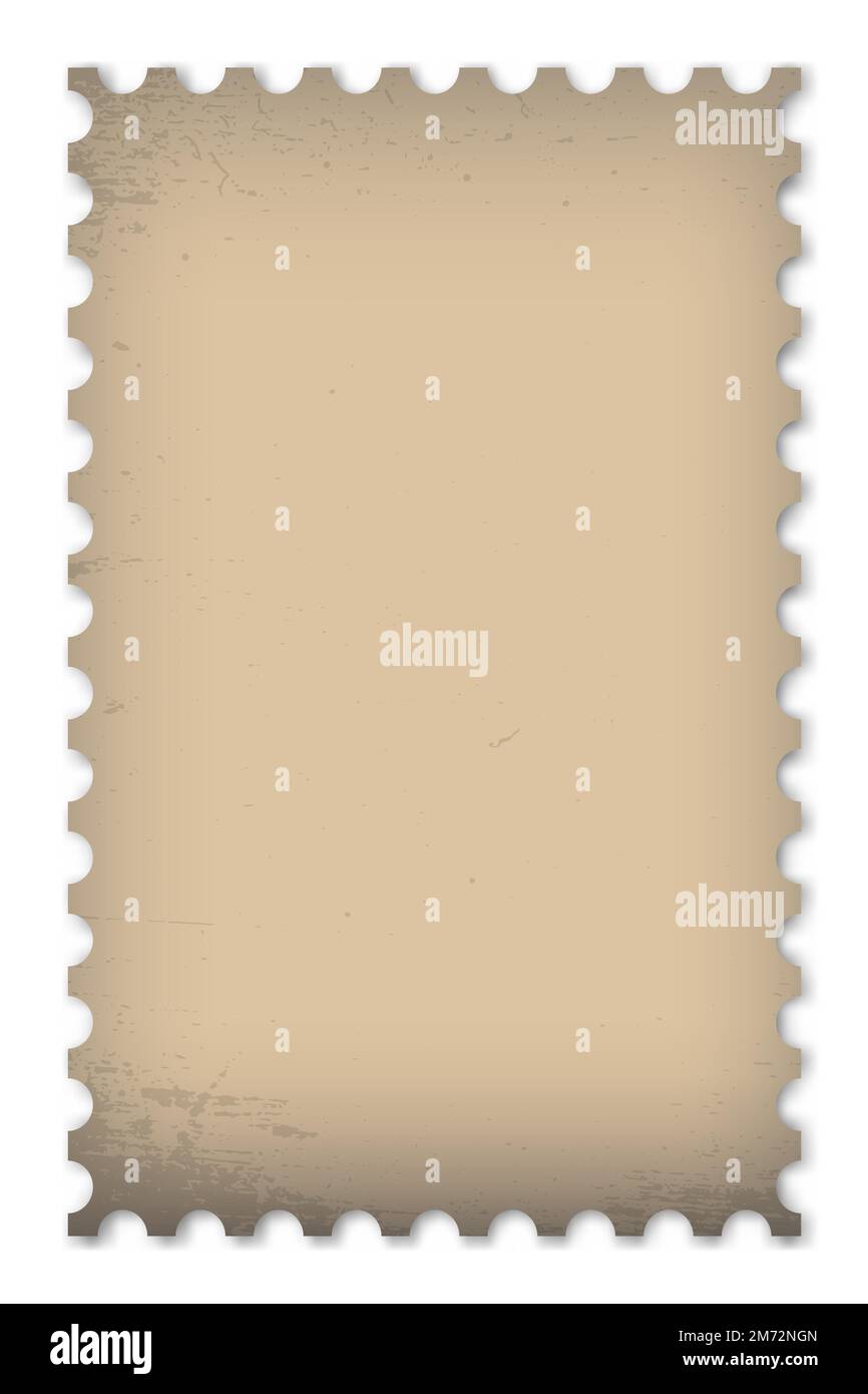 White vintage post stamps collection on blackboard. Vector illustration  flat Stock Vector Image & Art - Alamy