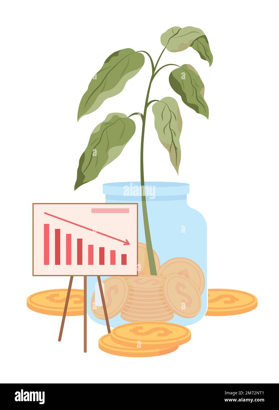 Business recession 2d flat animation hi-res stock photography and ...