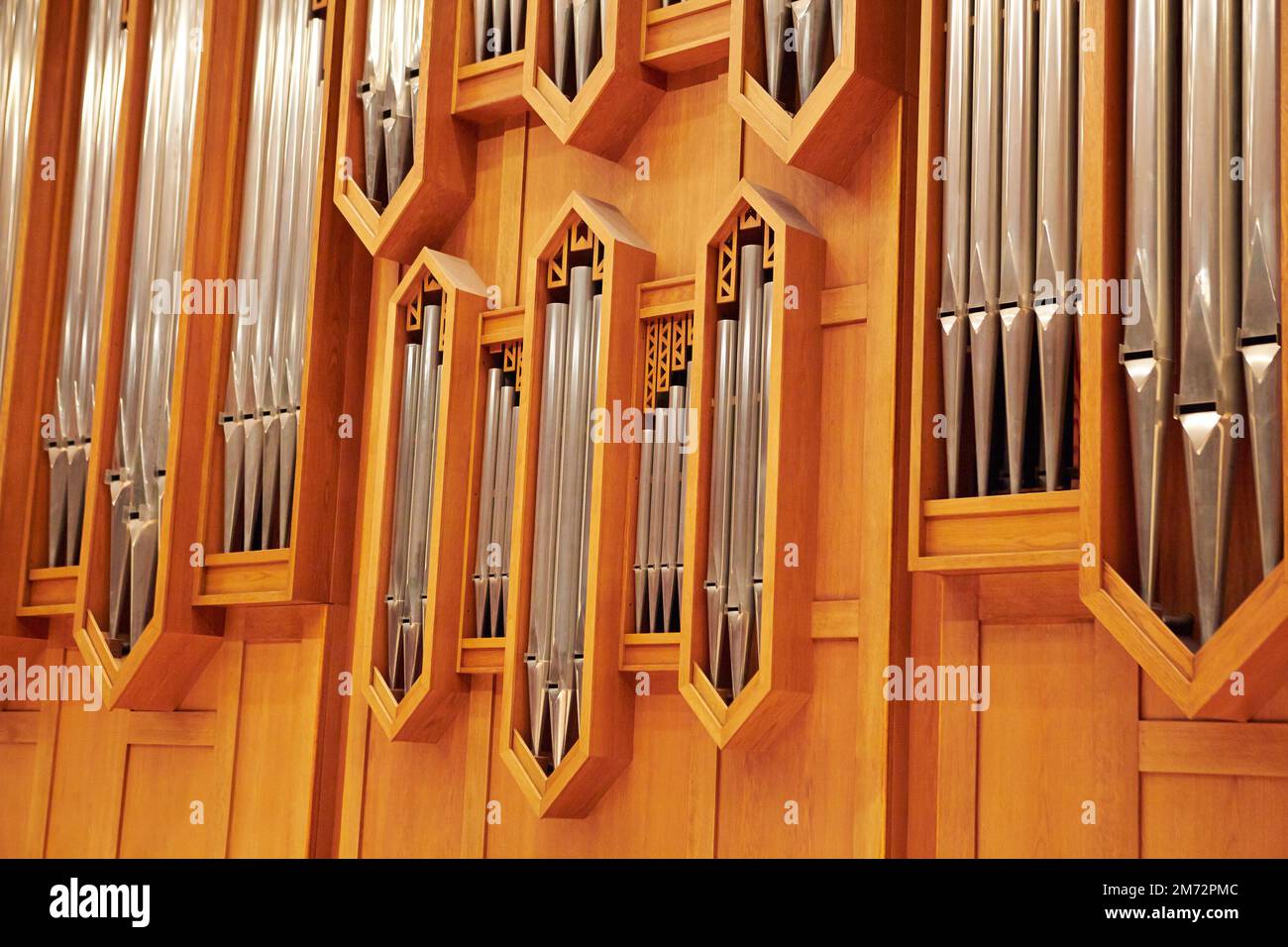 pipe organ in the concert hall Stock Photo Alamy