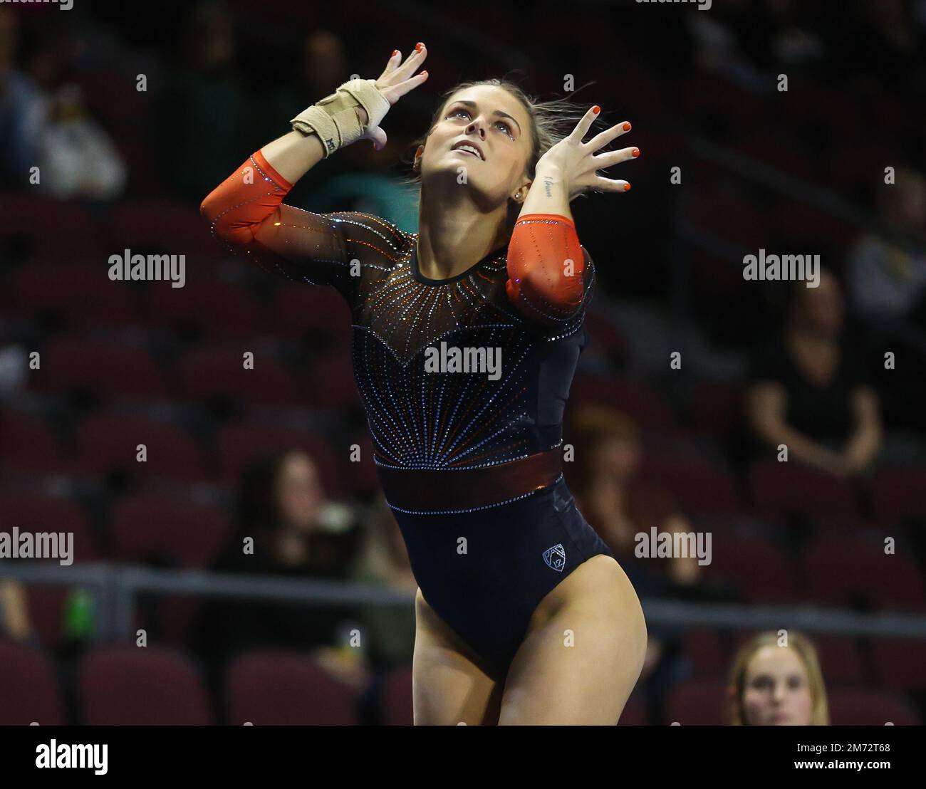 Las Vegas, NV, USA. 6th Jan, 2023. Oregon State's Madi Dagen performs
