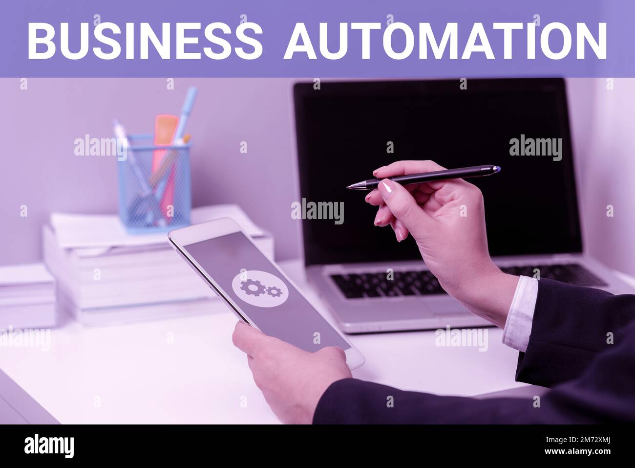 Conceptual caption Business Automation. Business concept for Digital ...