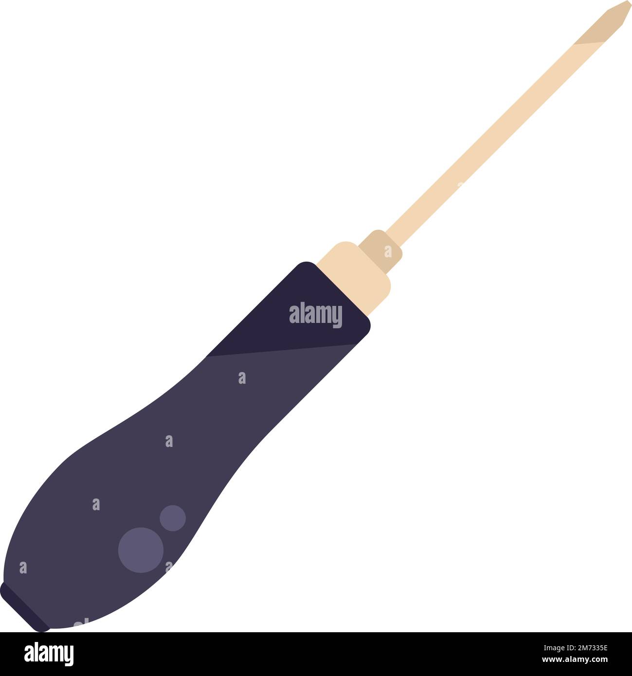 Tablet screwdriver icon flat vector. Repair phone. Electronic device ...