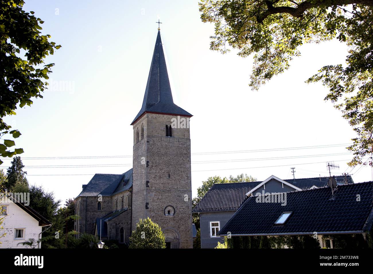 the historic german ruppichteroth village in nrw Stock Photo