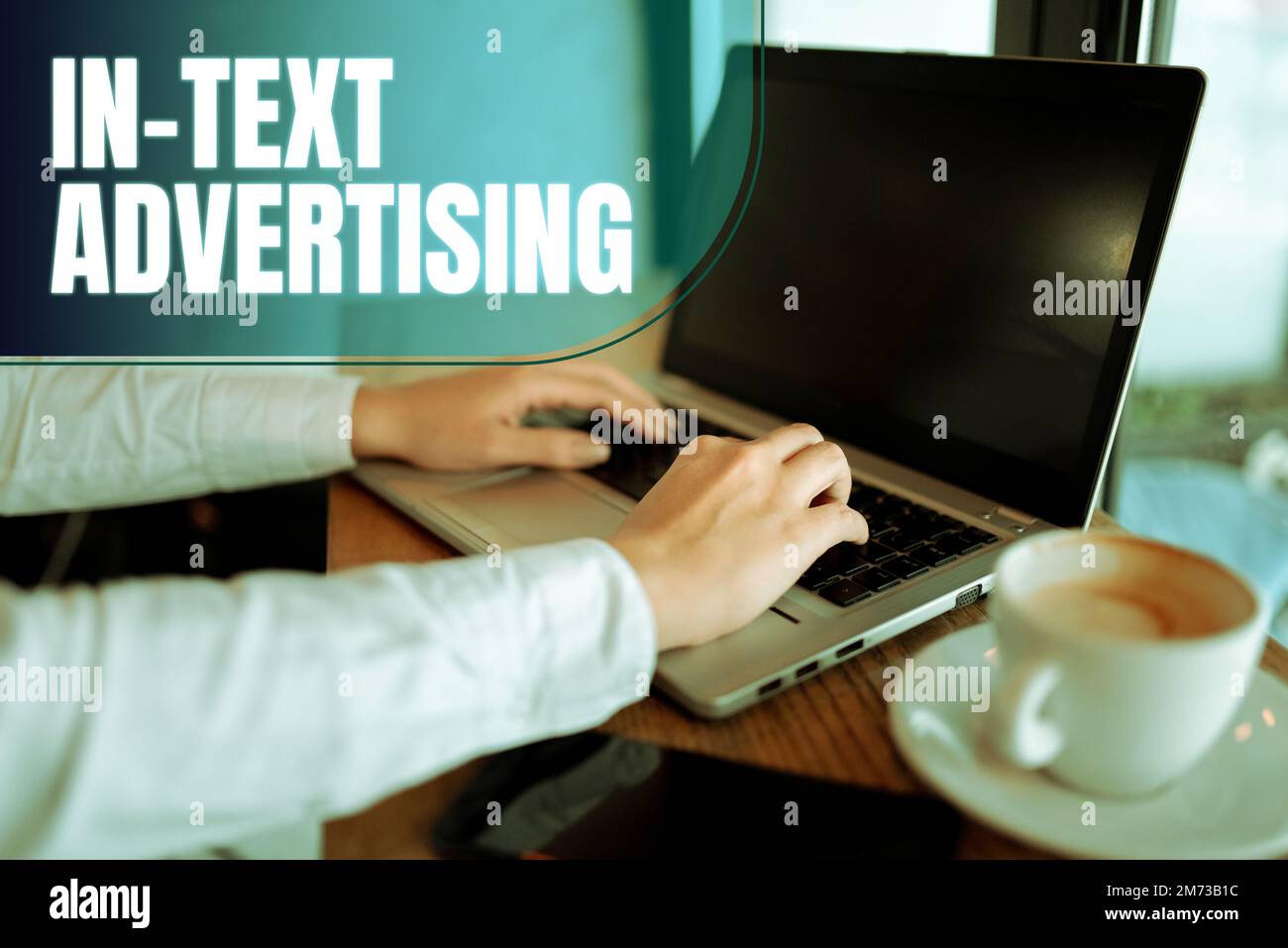 Writing displaying text In Text Advertising. Business concept ...