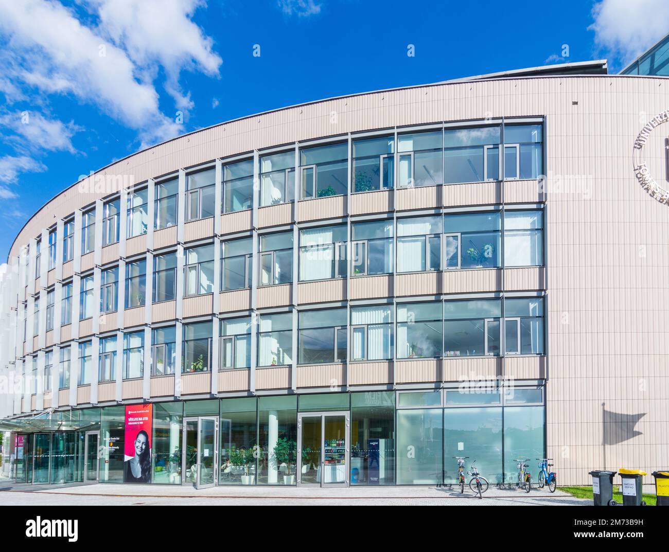 Zlin: new building U13 of Tomas Bata University (TBU) in , Zlinsky, Zlin  Region, Zliner Region, Czech Stock Photo - Alamy