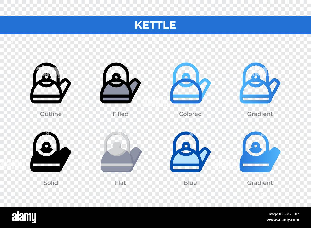 Old iron kettle cartoon hi-res stock photography and images - Alamy