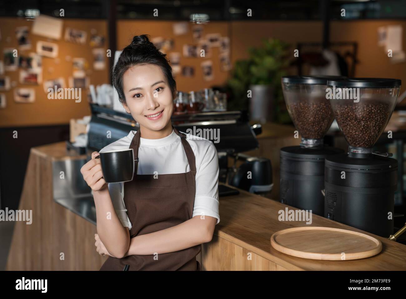 The coffee shop service Stock Photo Alamy