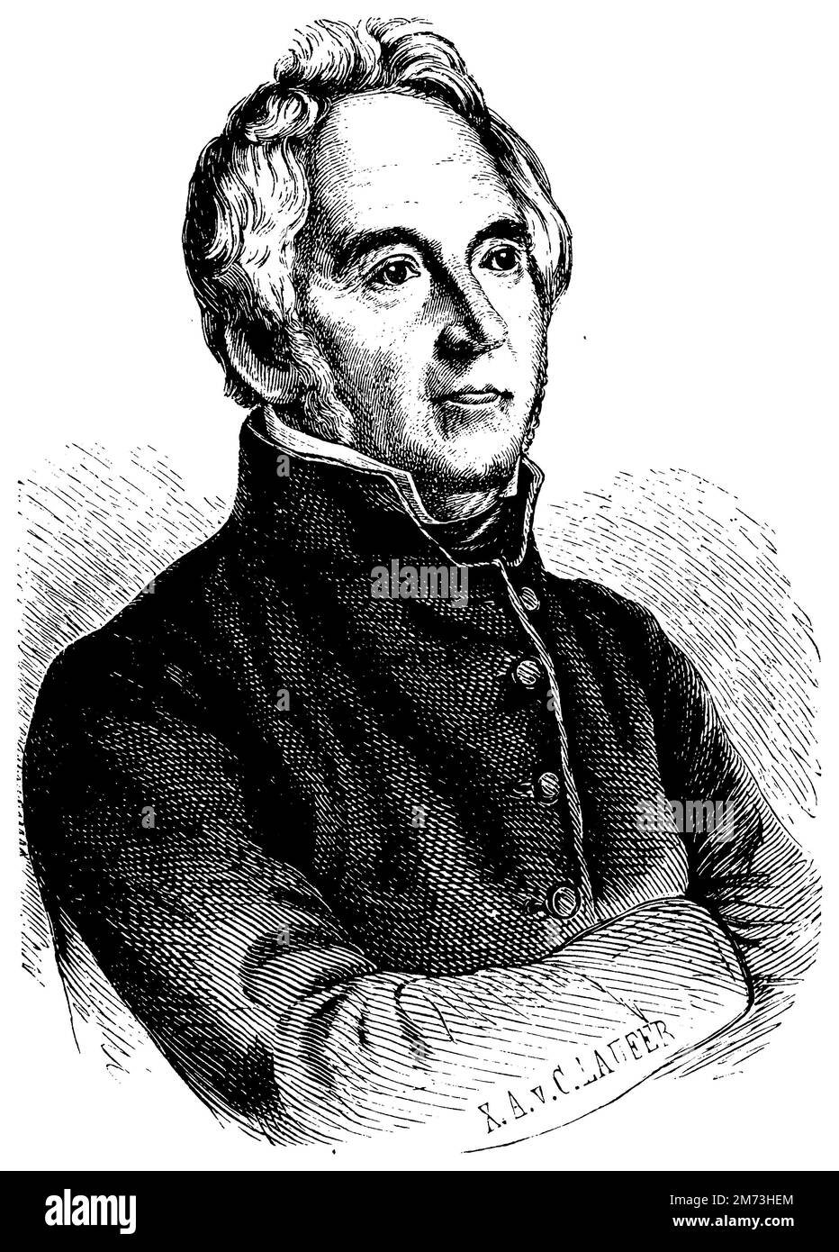 Ernst Moritz Arndt (1769-1860), German historian, publicist and politician, , C. Laufer (XA) (literary history book, 1882), Ernst Moritz Arndt (1769-1860), deutscher Historiker, Publizist und Politiker, Ernst Moritz Arndt (1769-1860), historien, publiciste et homme politique allemand Stock Photo