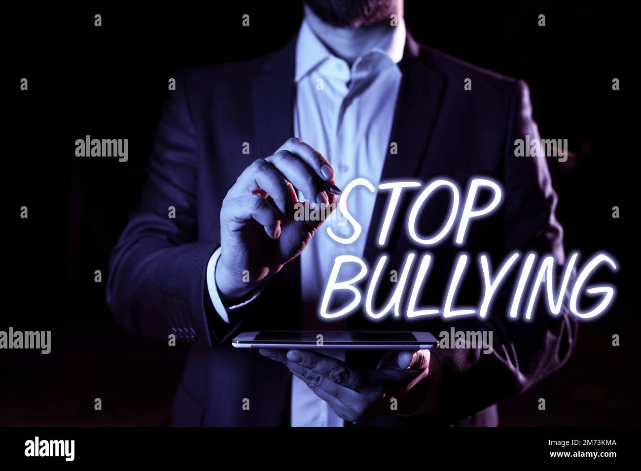 Inspiration showing sign Stop Bullying. Internet Concept Fight and ...