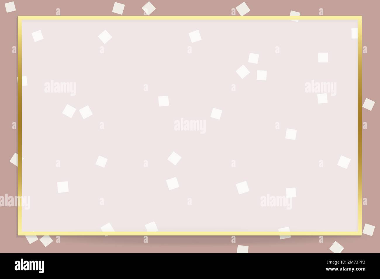 Golden rectangle frame design vector Stock Vector Image & Art - Alamy