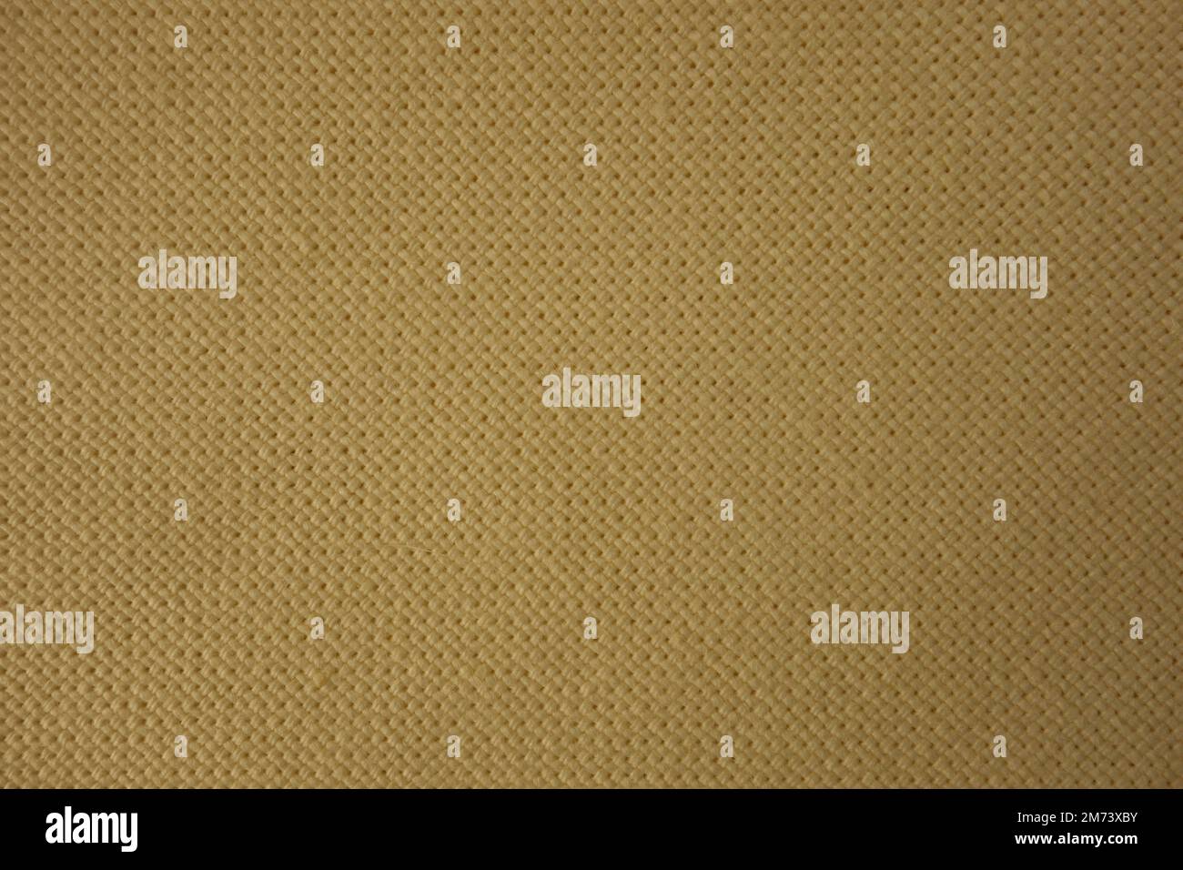 Background of woven cotton cloth of beige neutral color Stock Photo