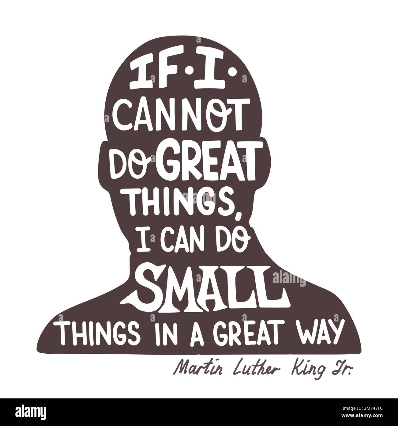 Martin Luther King Jr. Day typography greeting card design. MLK Day grey vector background Stock Vector