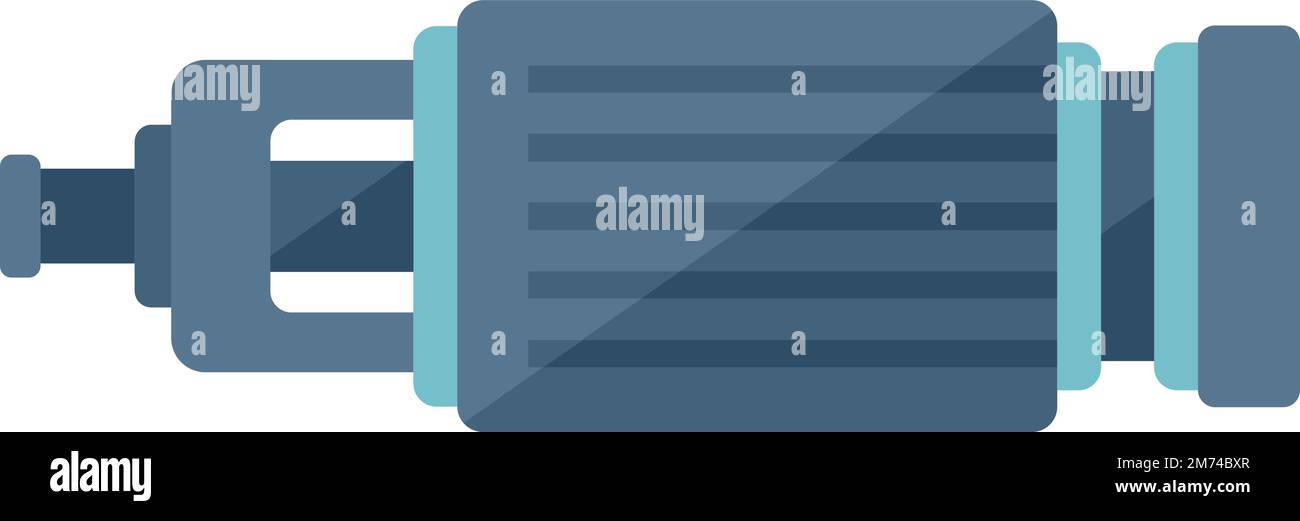 Water pump icon flat vector. Engine system. Valve compressor isolated ...