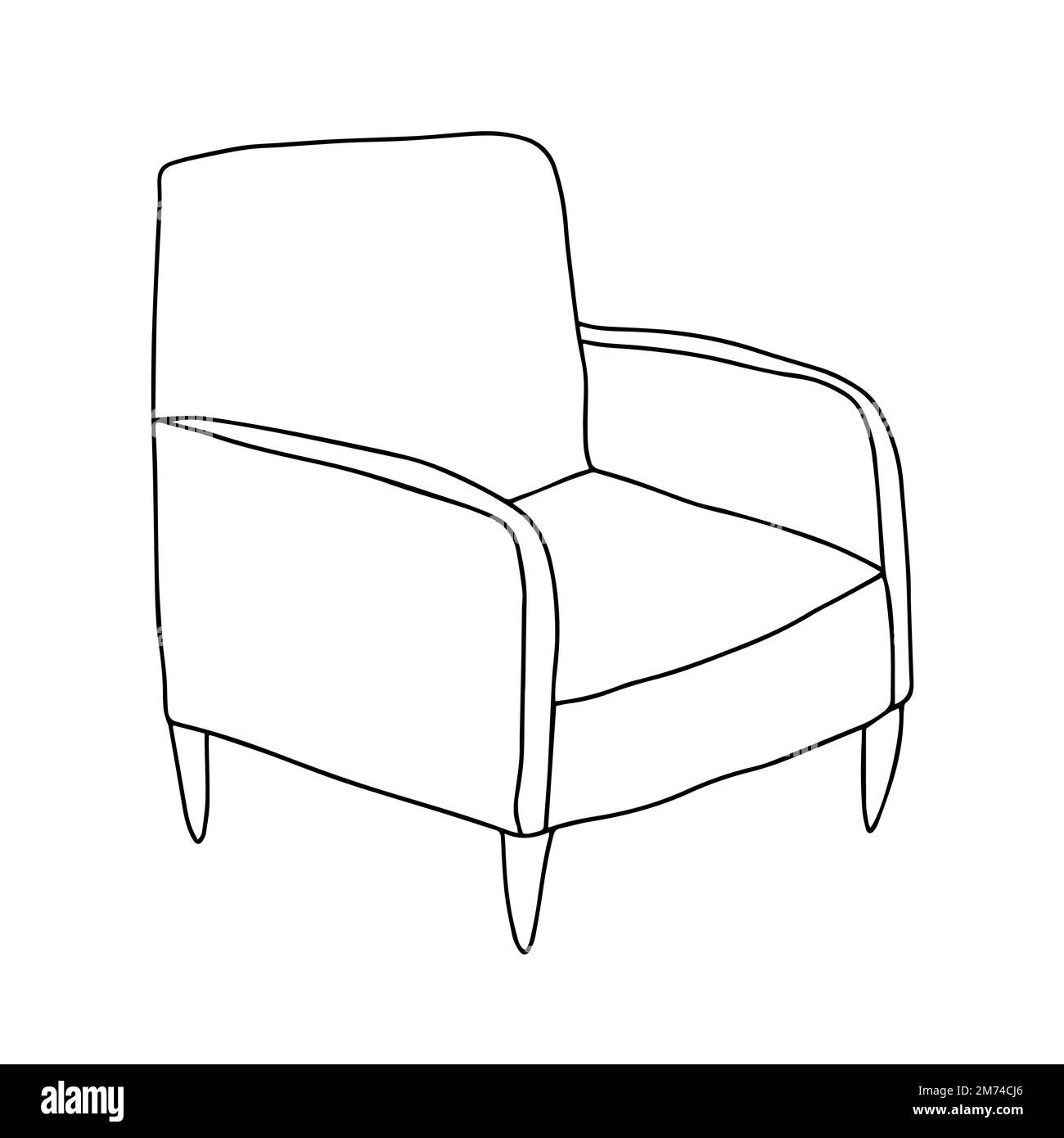 Vector armchair illustration Stock Vector Image & Art Alamy