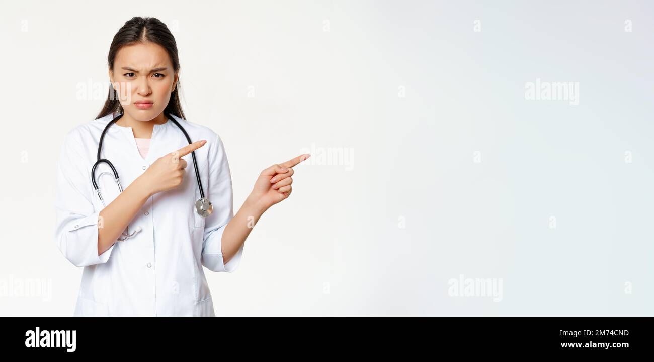Angry Doctor Woman Wants To Catch You Stock Photo - Image of anger