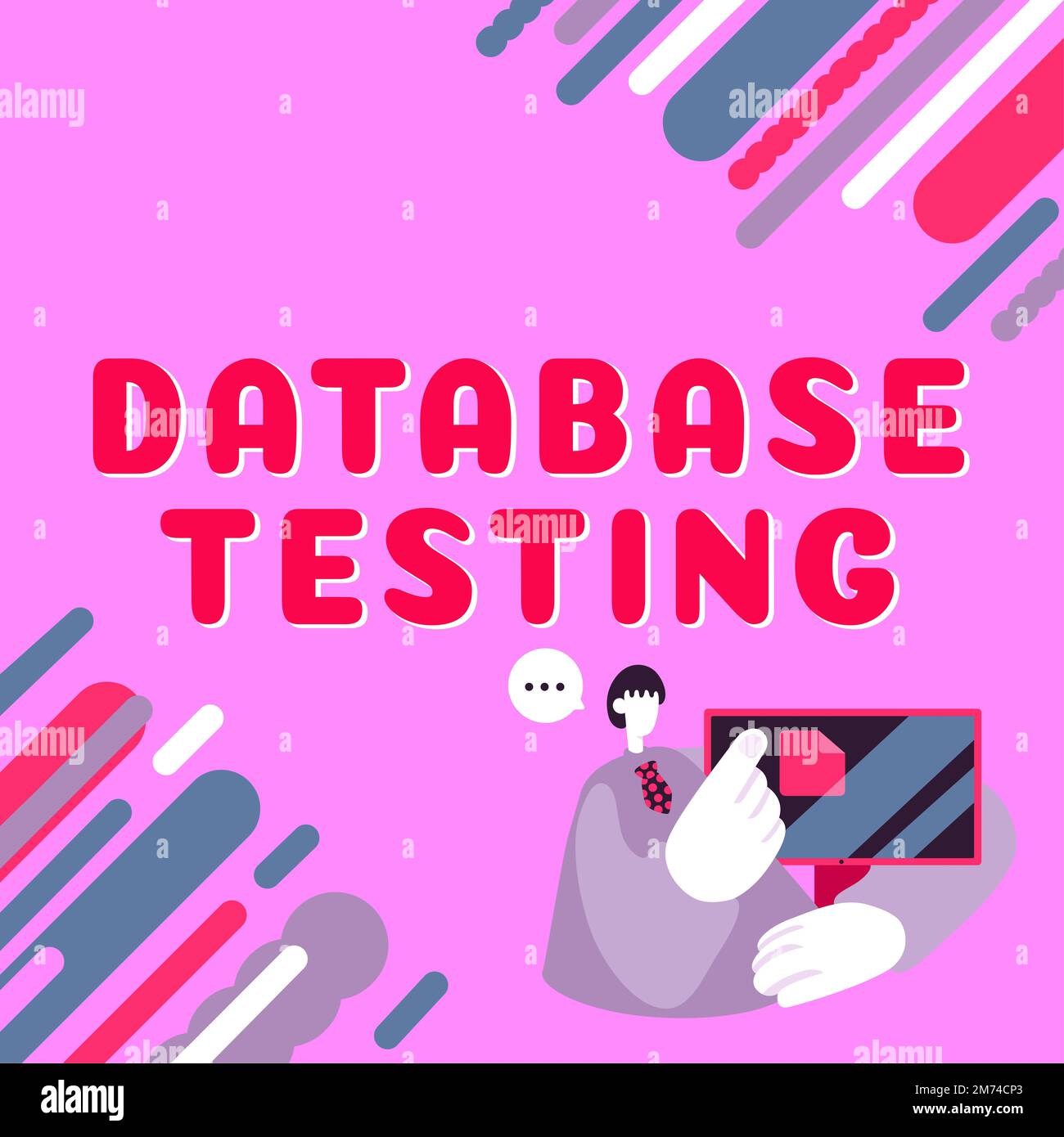 Inspiration showing sign Database Testing. Business showcase involves the retrieved values from the database by the web Stock Photo