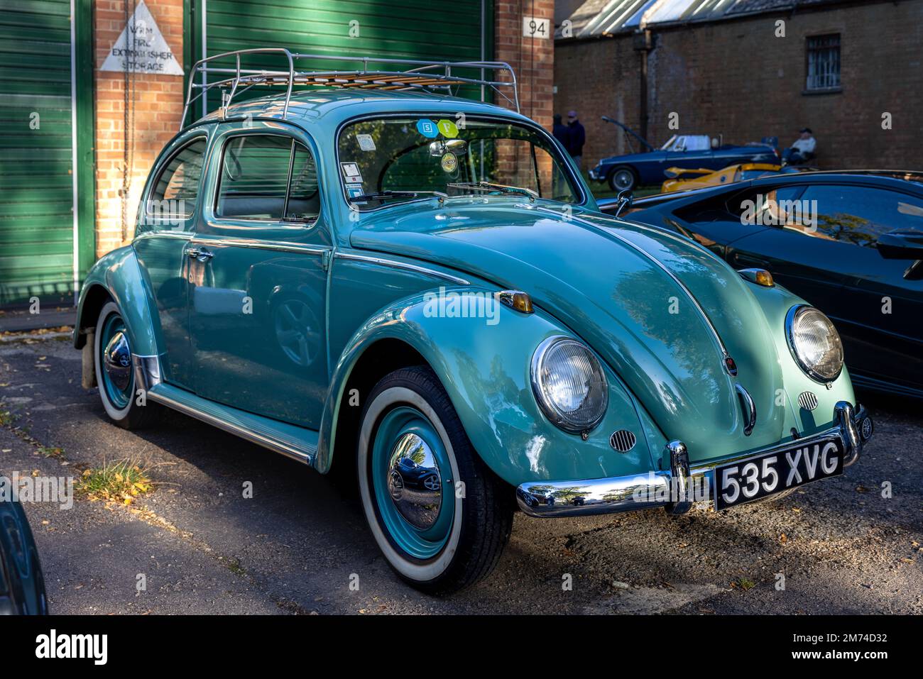 1960 Volkswagen Beetle ‘535 XVG’ on display at the October Scramble held at the Bicester Heritage Centre on the 9th October 2022 Stock Photo