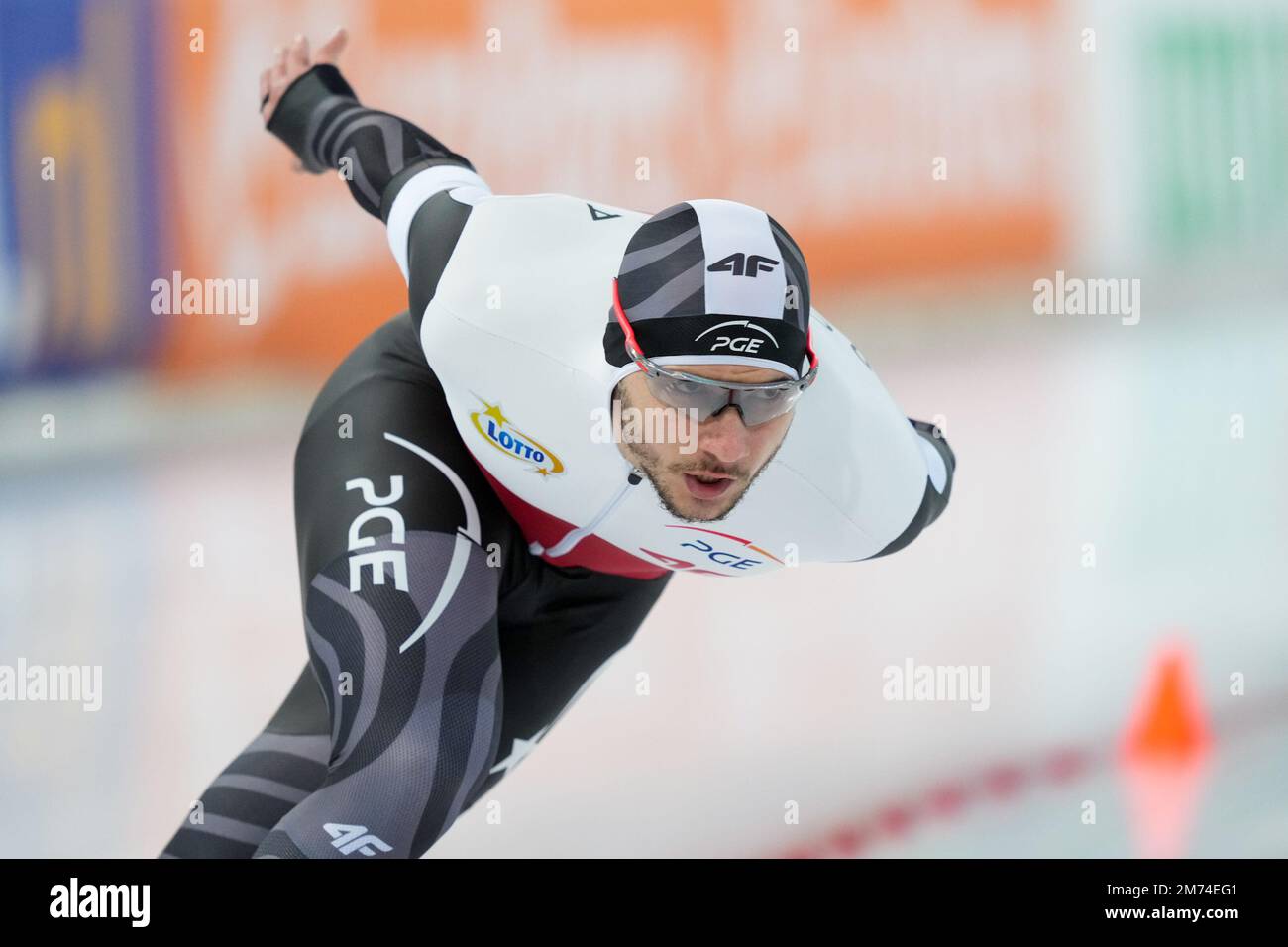 HAMAR, NORWAY JANUARY 7 Piotr Michalski of Poland competing on the