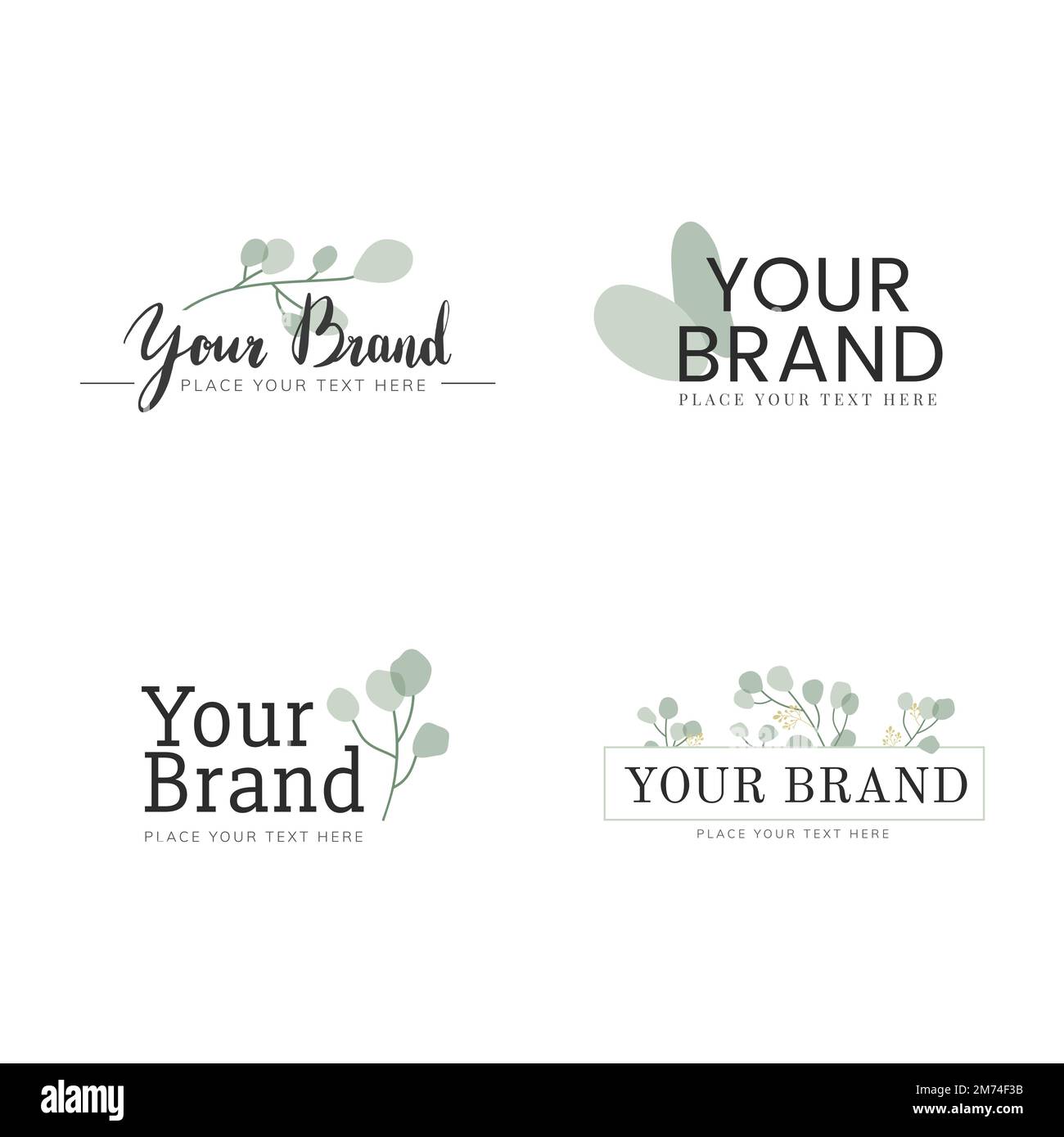 Foliage Your Brand Logo Vector Set Stock Vector Image Art Alamy foliage-your-brand-logo-vector-set-stock-vector-image-art-alamy