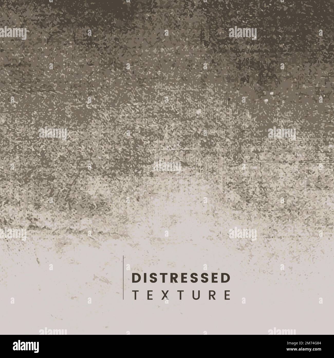 Grunge beige distressed textured background Stock Vector