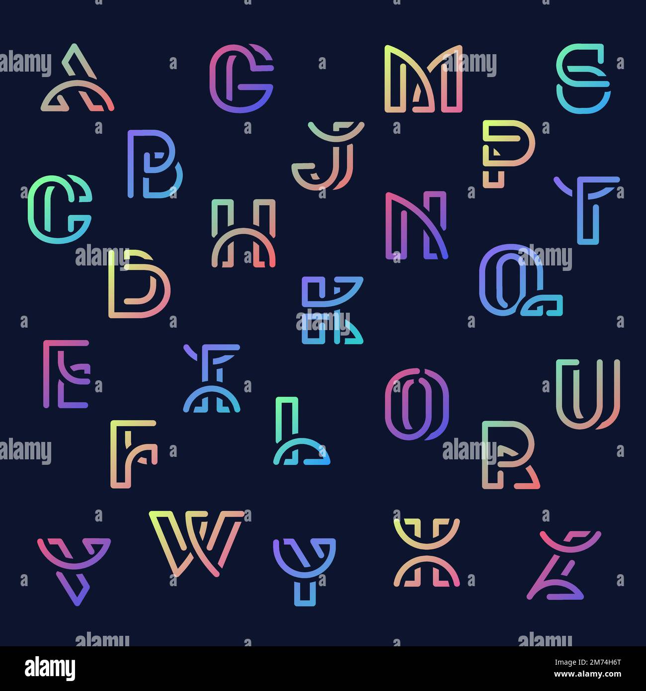 Alphabets vector hires stock photography and images Alamy