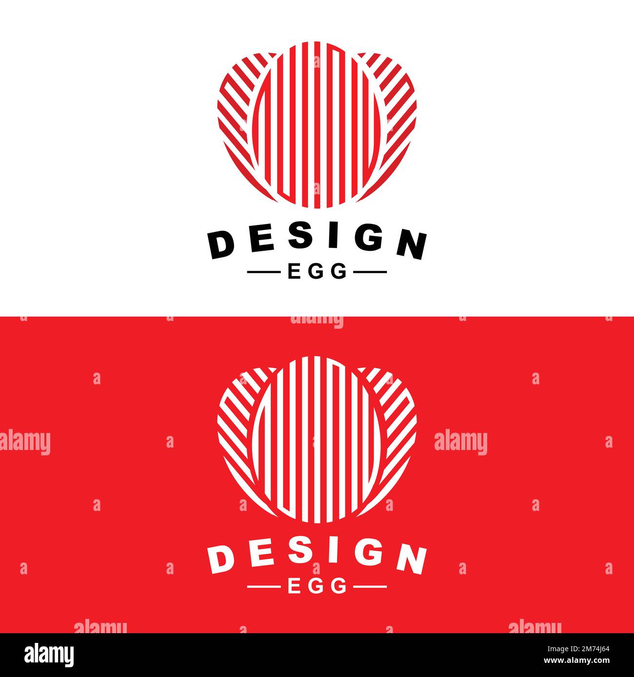 Egg Logo, Egg Farm Design, Chicken Logo, Asian Food Vector Stock Vector