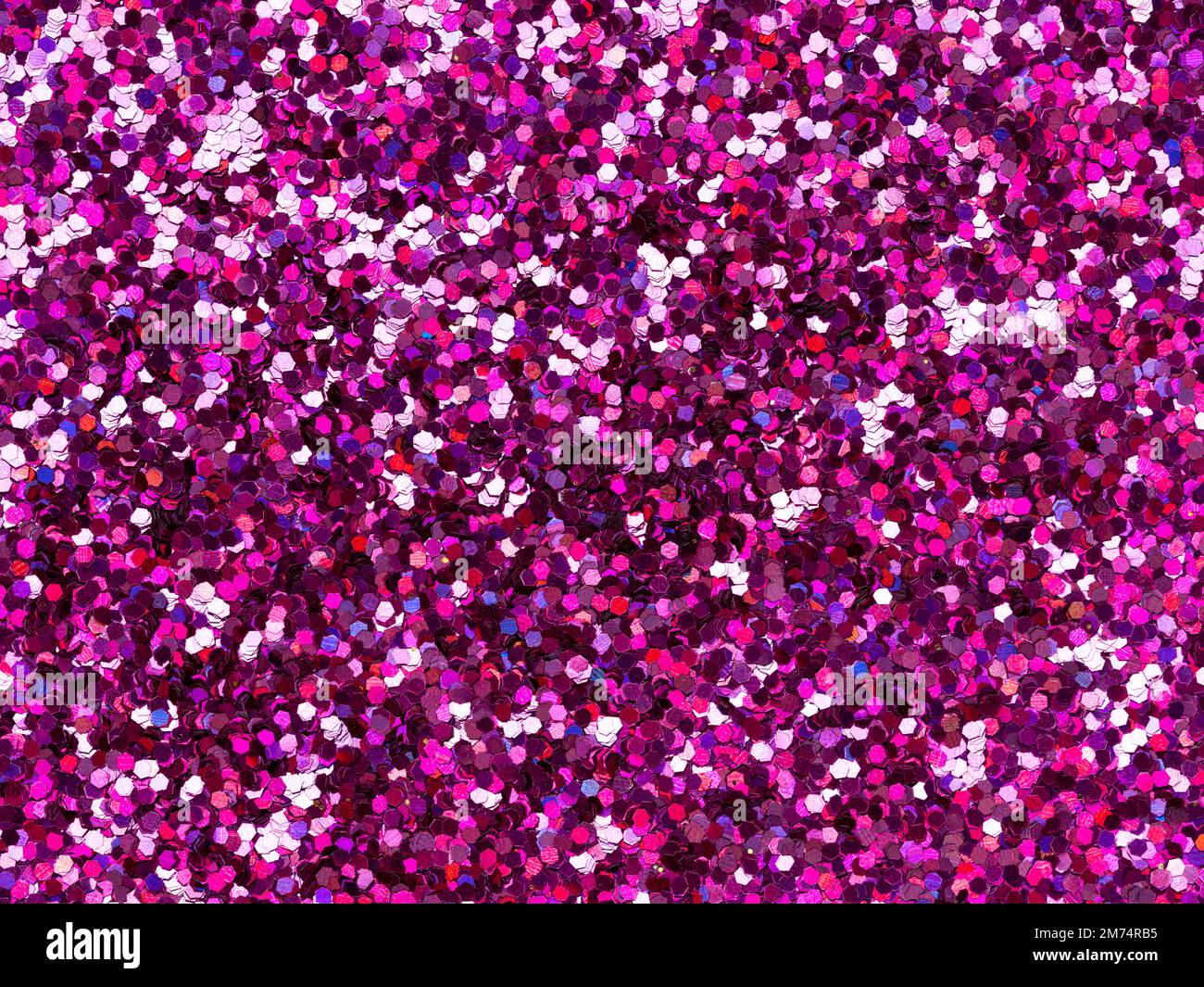 Lilac, purple glitter background sparkling shiny wrapping paper texture for Christmas holiday seasonal wallpaper decoration, Valentines, 8 march Stock Photo