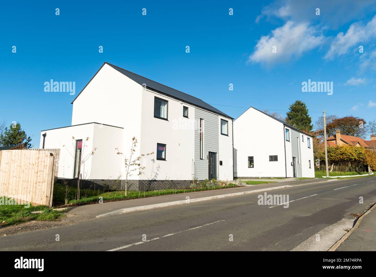 Modern design houses, cherry willingham Lincoln 2022 Stock Photo Alamy