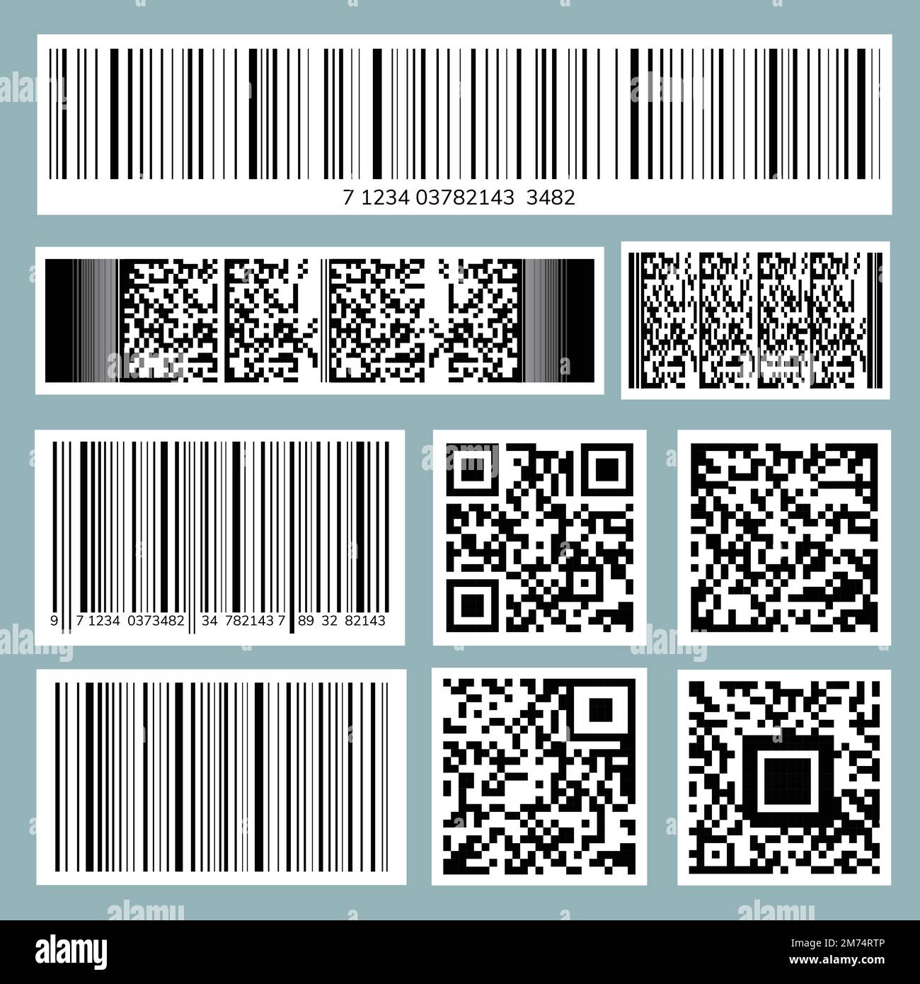 long barcode without numbers