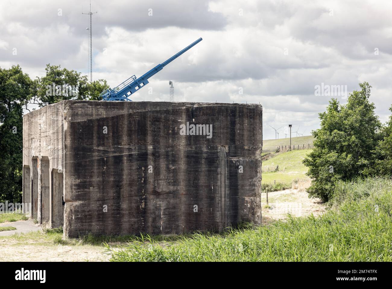 Location of German WW2 antiaircraft defence in Dutch province
