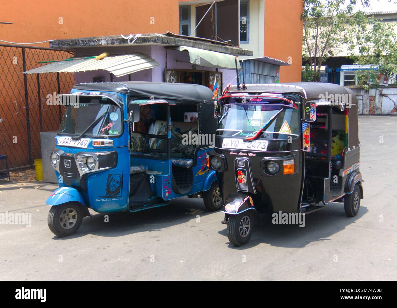 Tuk Tuk Taxis, Colombo, Sri Lanka Stock Photo - Alamy