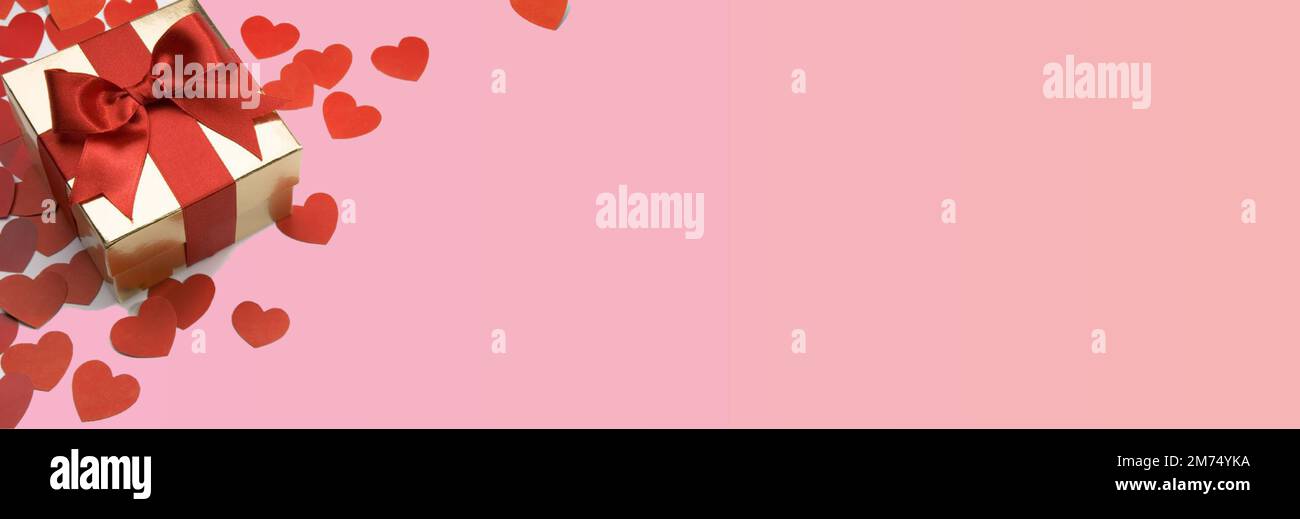 Flat view valentines hearts Stock Vector Images - Alamy