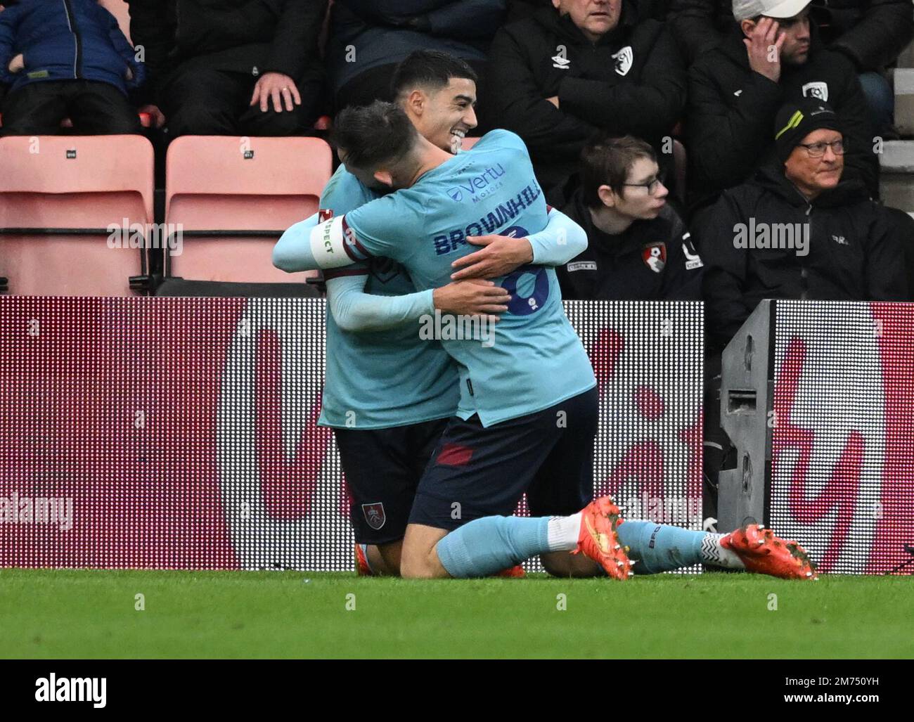 Burnley's Anass Zaroury during the Premier League match at Turf Moor,  Burnley. Picture date: Friday August 11, 2023 Stock Photo - Alamy