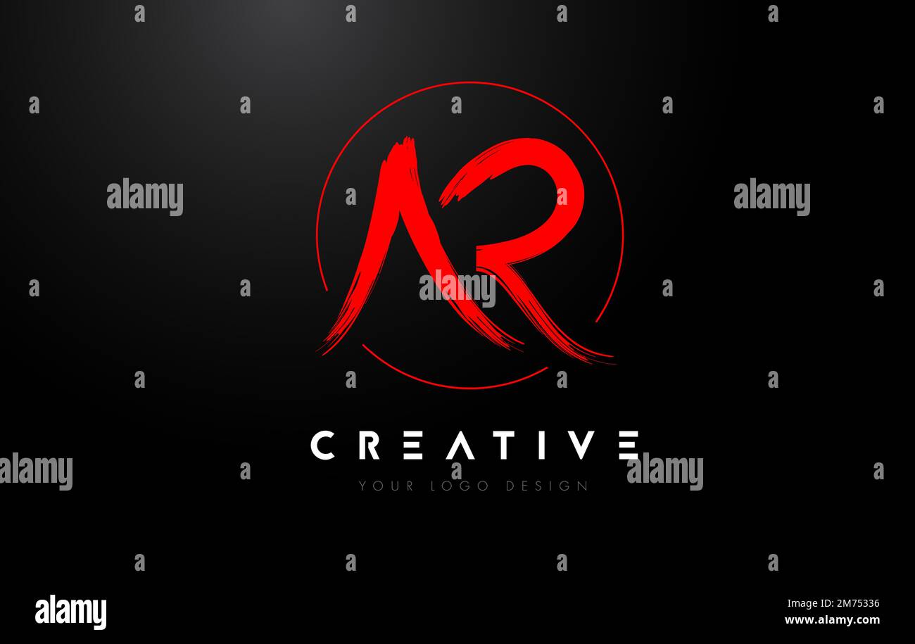 Ar red logo hi-res stock photography and images - Alamy