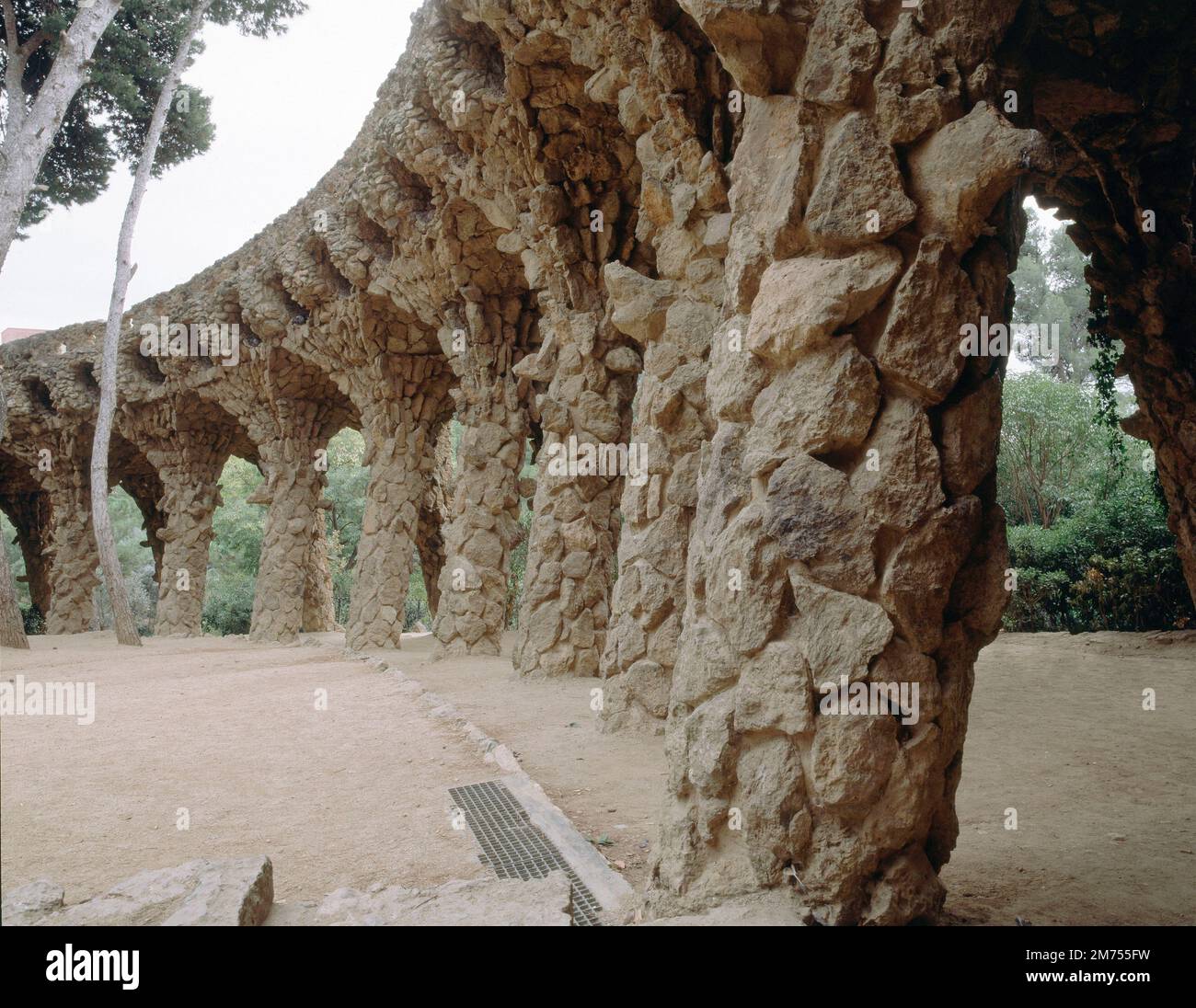 VIADUCTO DE PIEDRA CALIZA "PONT DE BAIX" 1900/1914. Author ANTONI