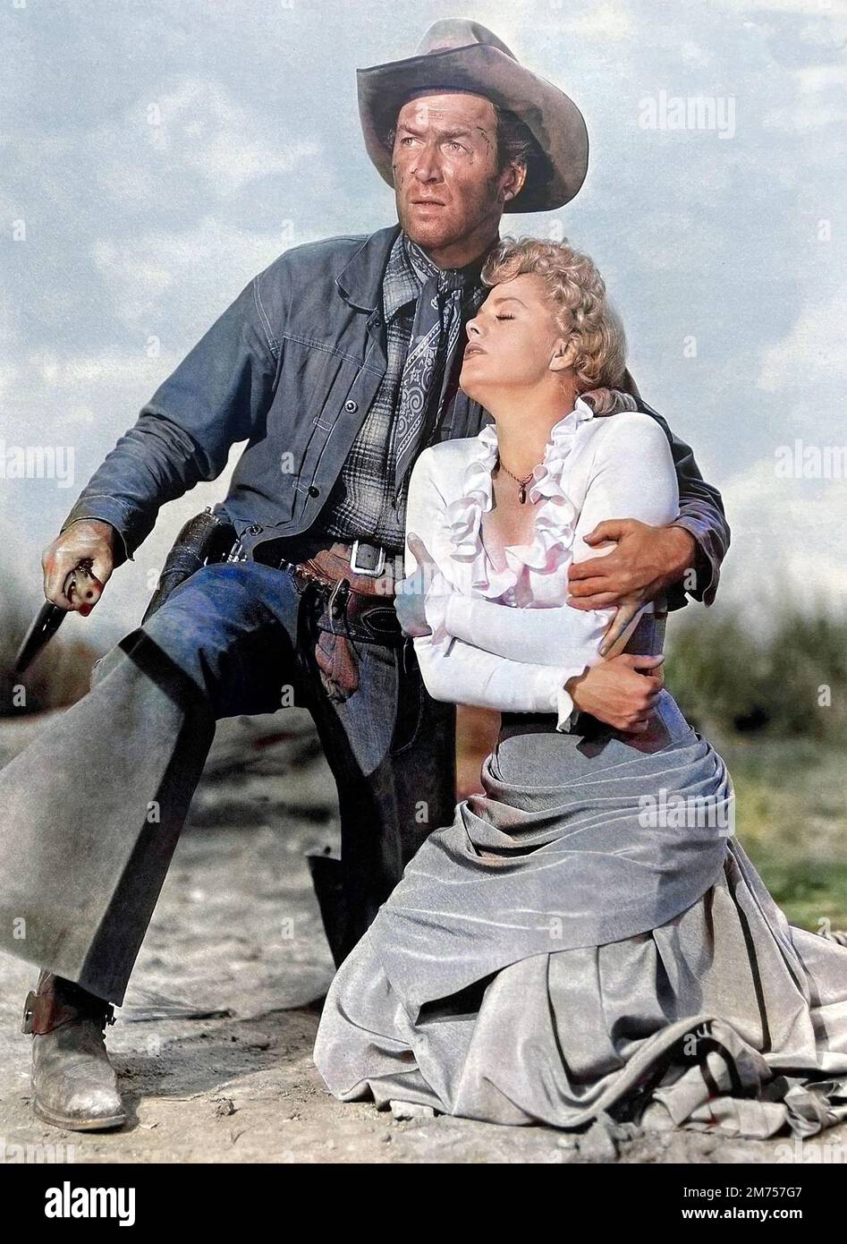 WINCHESTER '73 1950 Universal Pictures film with Shelley Winters and James Stewart Stock Photo