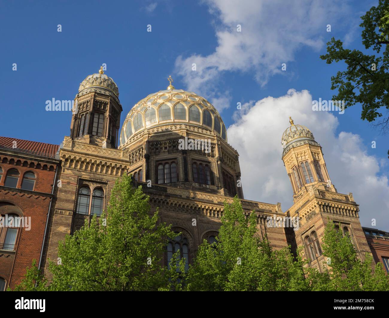 New Synagogue, Oranienburger Street, Berlin, Germany, Europe Stock Photo