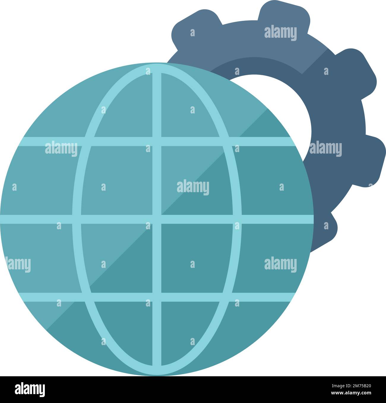 Global command control system Cut Out Stock Images & Pictures - Alamy
