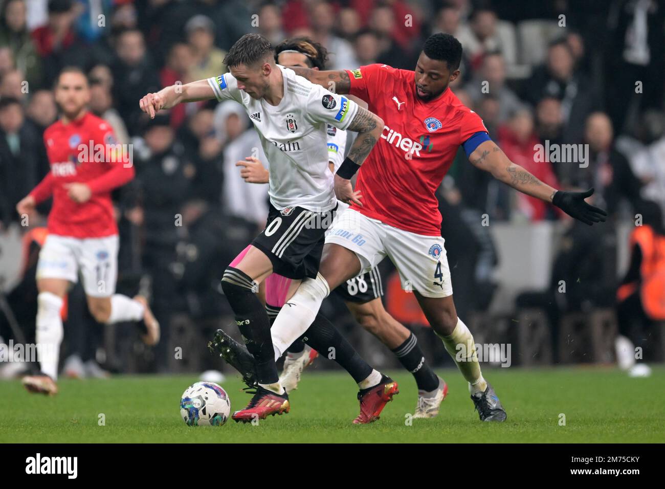 ISTANBUL - Wout Weghorst of Besiktas JK during the Turkish Super Lig match  between Besiktas AS and Kasimpasa AS at Vodafone Park on January 7, 2023 in  Istanbul, Turkey. AP