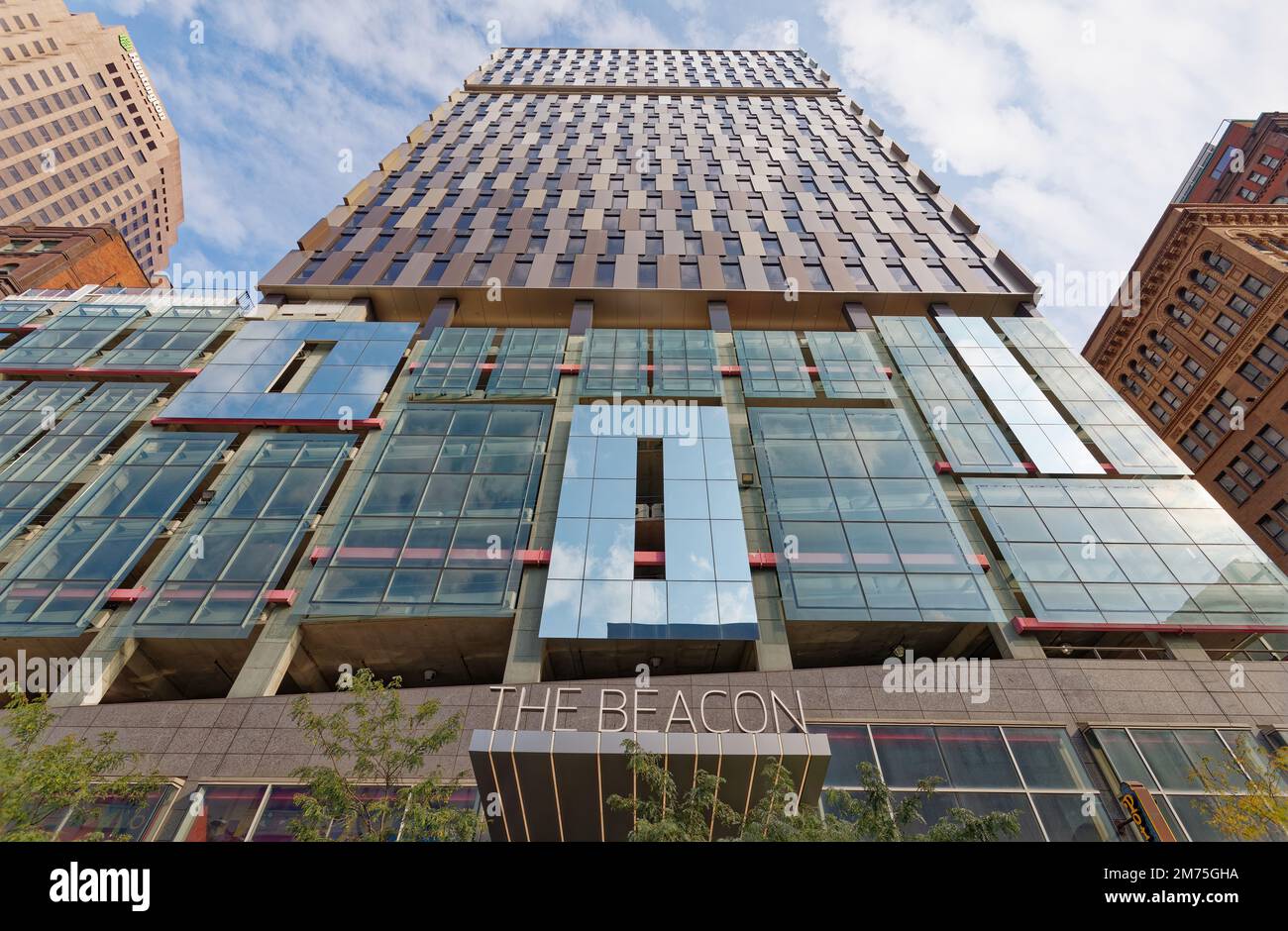 Downtown cleveland parking garage hi-res stock photography and images