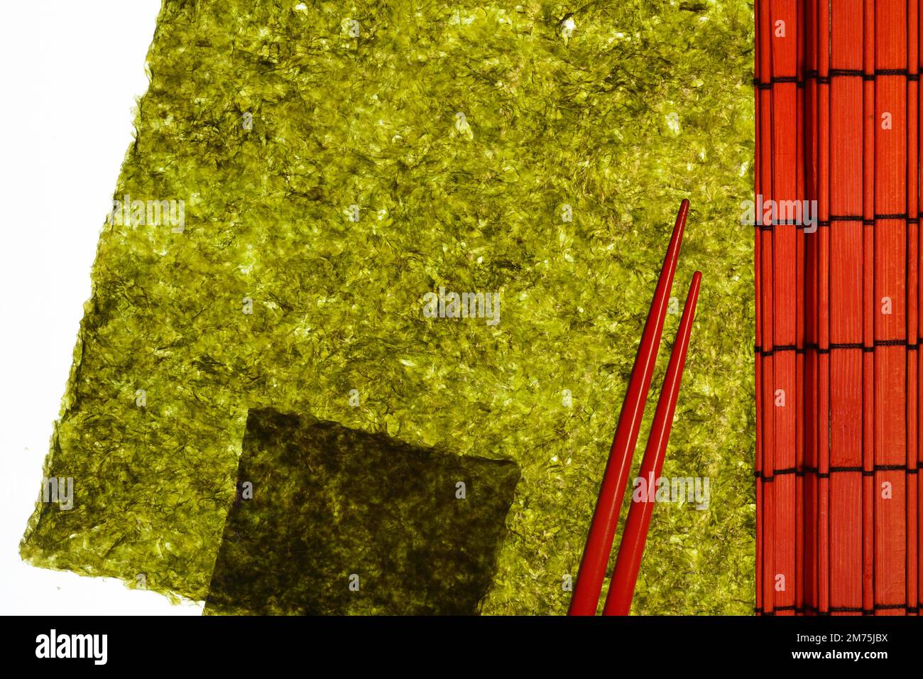 Nori, dried paperlike leaves made from seaweed, Japan Stock Photo Alamy