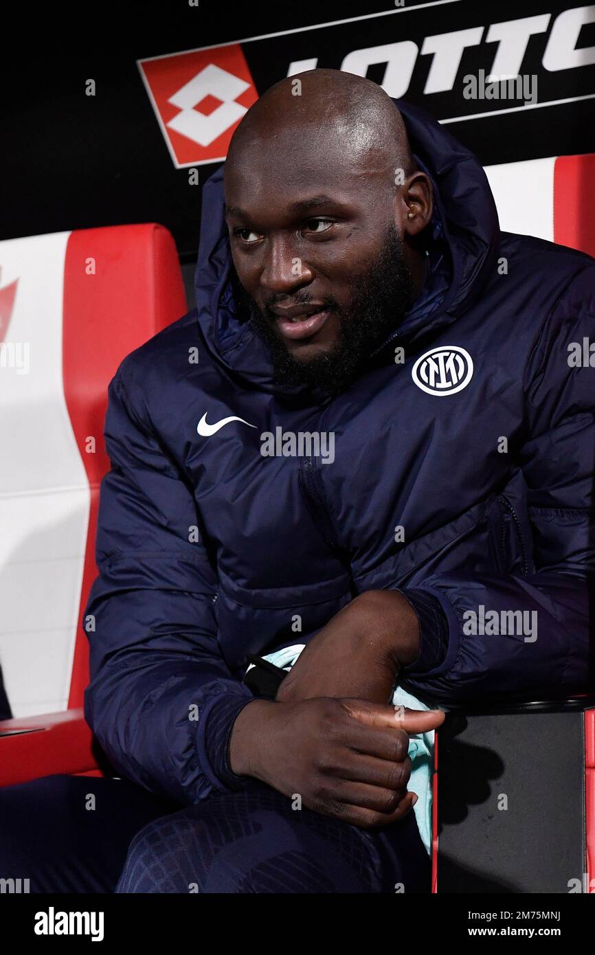 Monza, Italy. 07th Jan, 2023. Romelu Lukaku of Fc Internazionale during the Serie A football match between AC Monza and FC Internazionale at Brianteo stadium in Monza (Italy), January 7th 2023. Photo Andrea Staccioli/Insidefoto Credit: Insidefoto di andrea staccioli/Alamy Live News Stock Photo