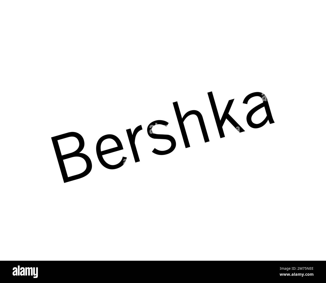 Bershka logo Black and White Stock Photos & Images - Alamy
