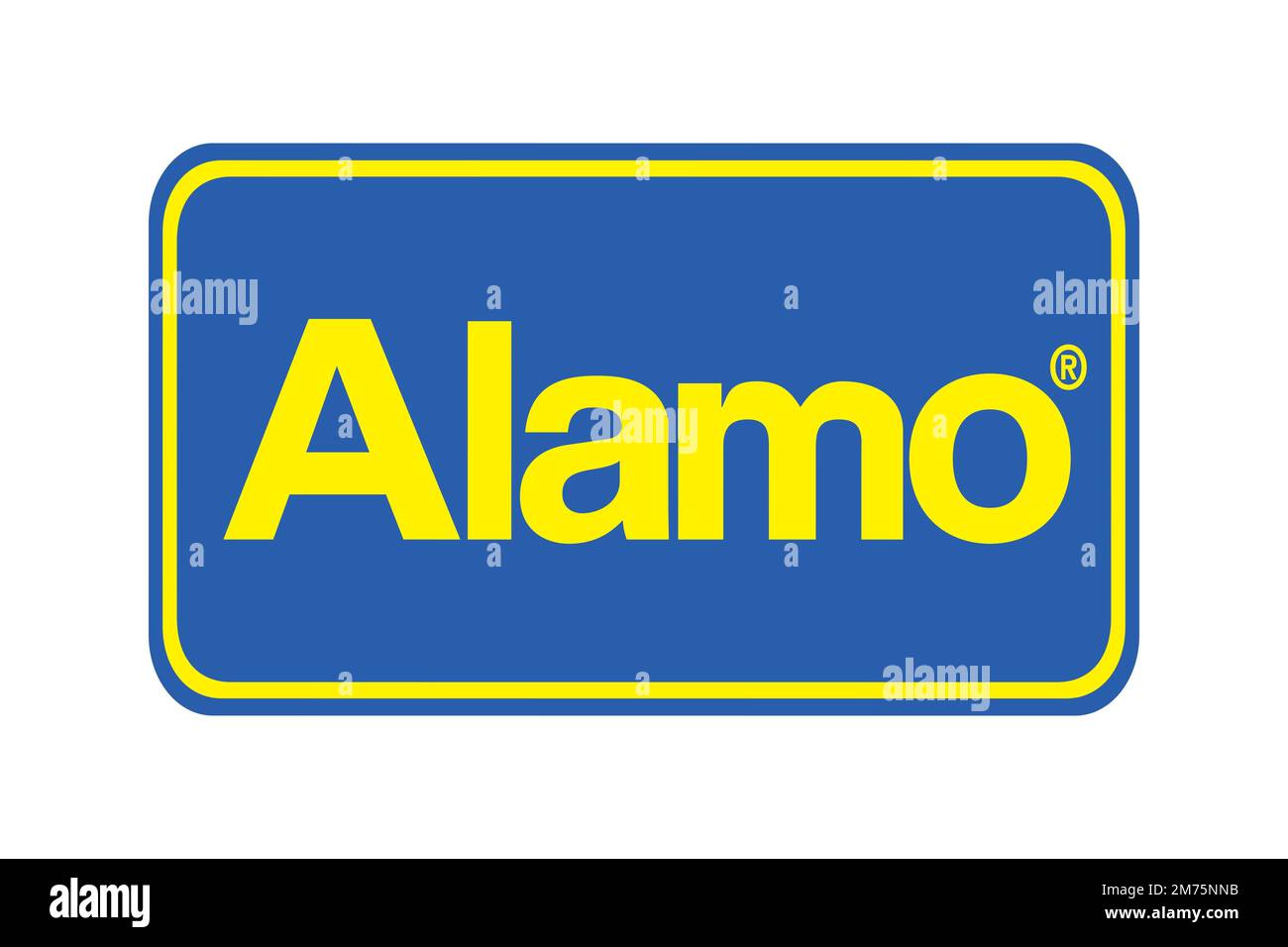 Alamo Rent a Car, Logo, White Background Stock Photo Alamy