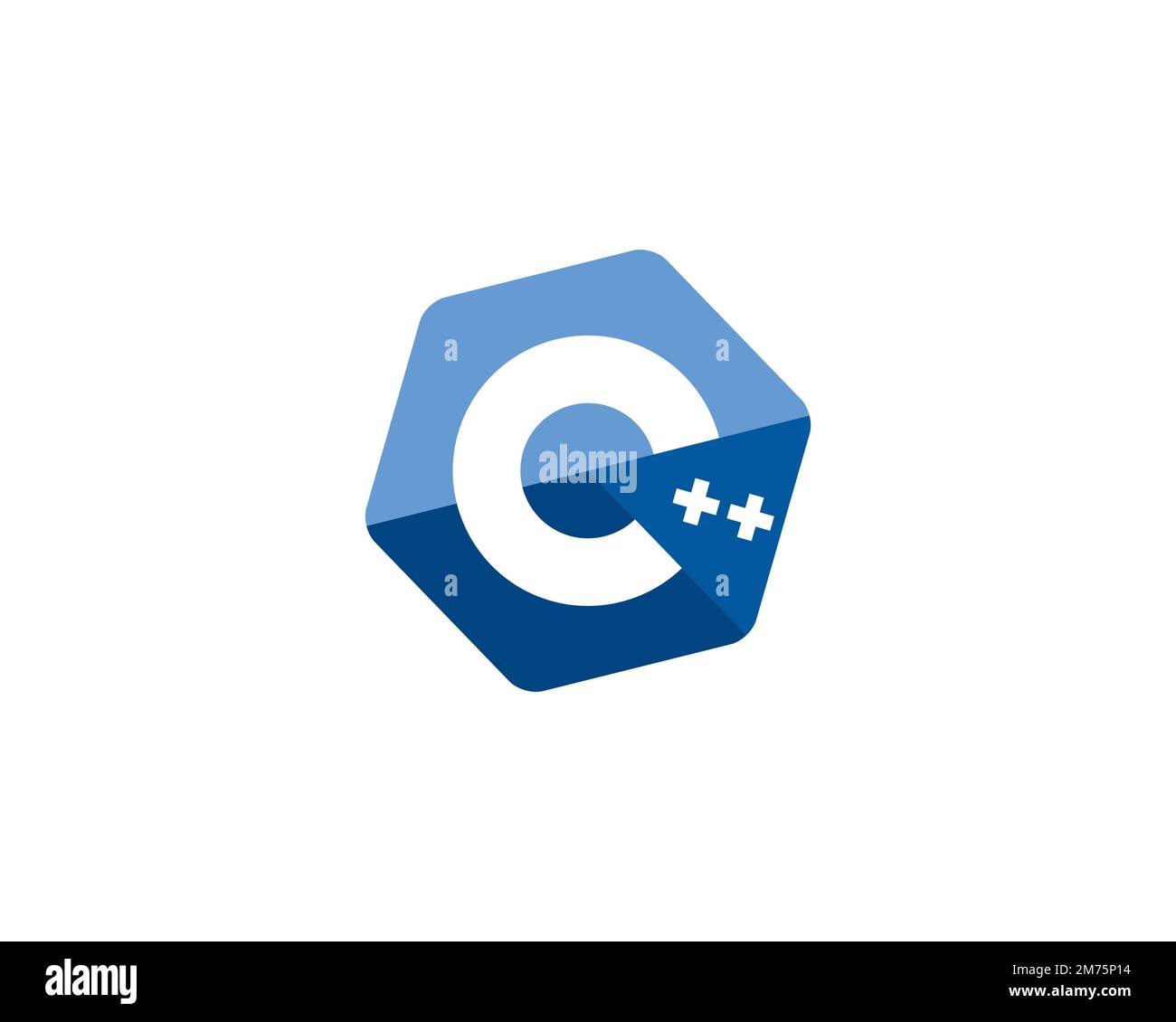 C++, rotated logo, white background B Stock Photo - Alamy
