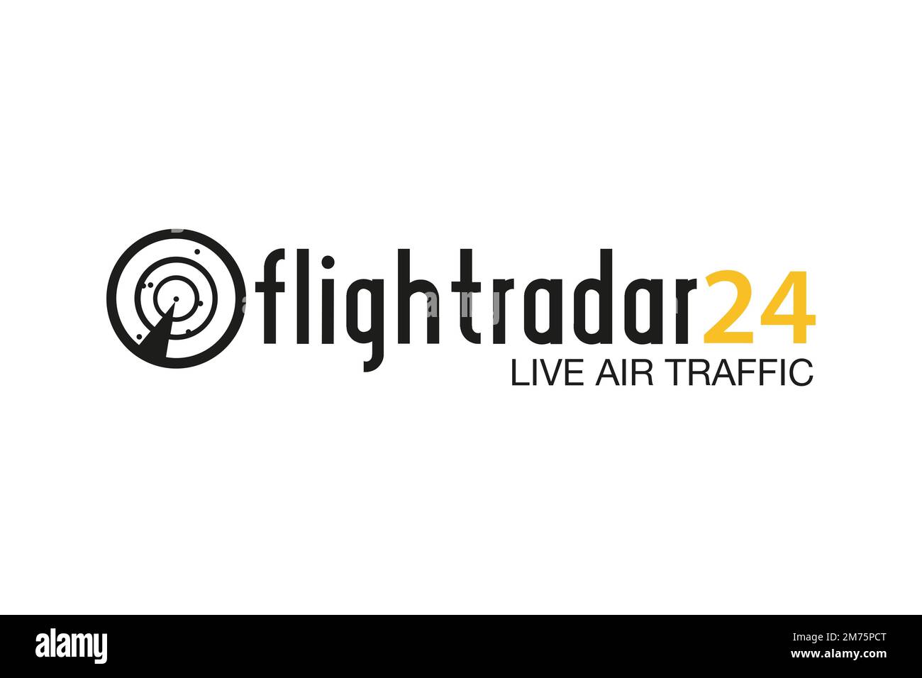 Flightradar24, Logo, White background Stock Photo Alamy