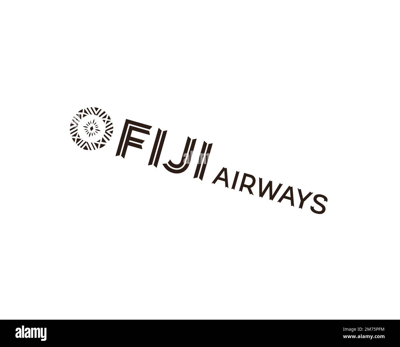 Fiji Airways, rotated logo, white background B Stock Photo Alamy